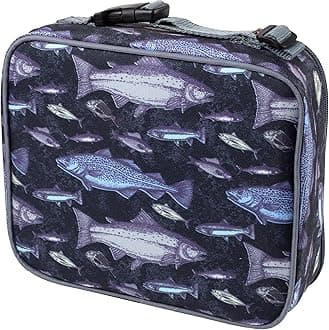 Lunch Bag for Boys- Kids Insulated Durable Lunchbox Tote Fits Bento Boxes, Containers, Jars & Water Bottles- Reusable School Lunch Sleeve w Clip on Handle- Keep Food Hotter or Colder Longer