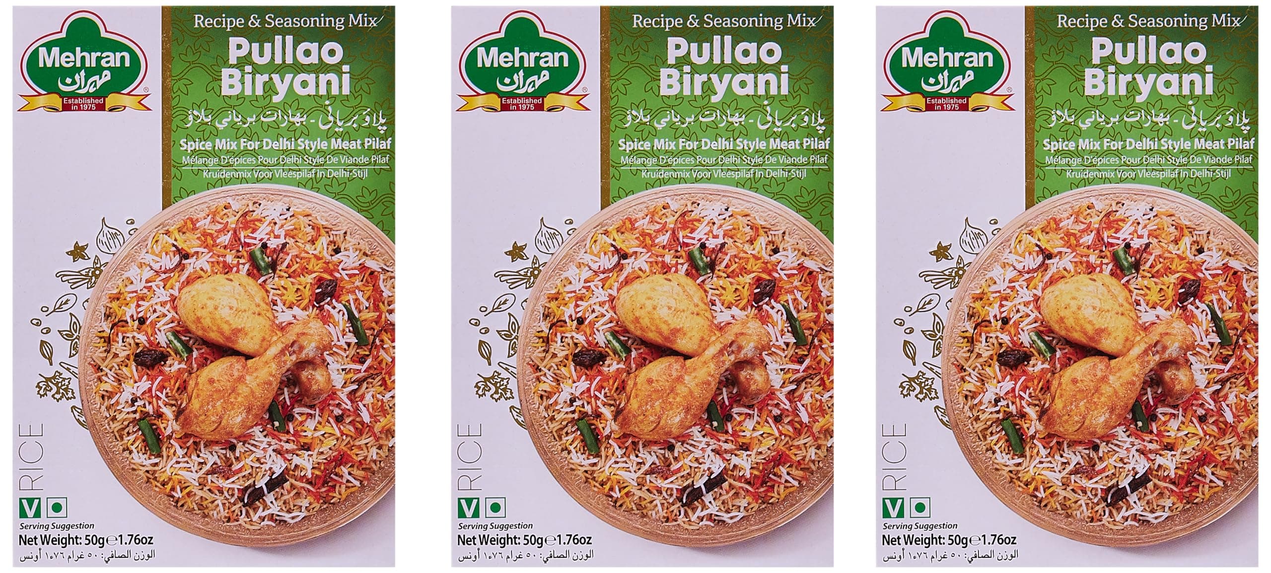 MEHRAN PULAO BIRYANI MASALA 50GM-2+1 FREE