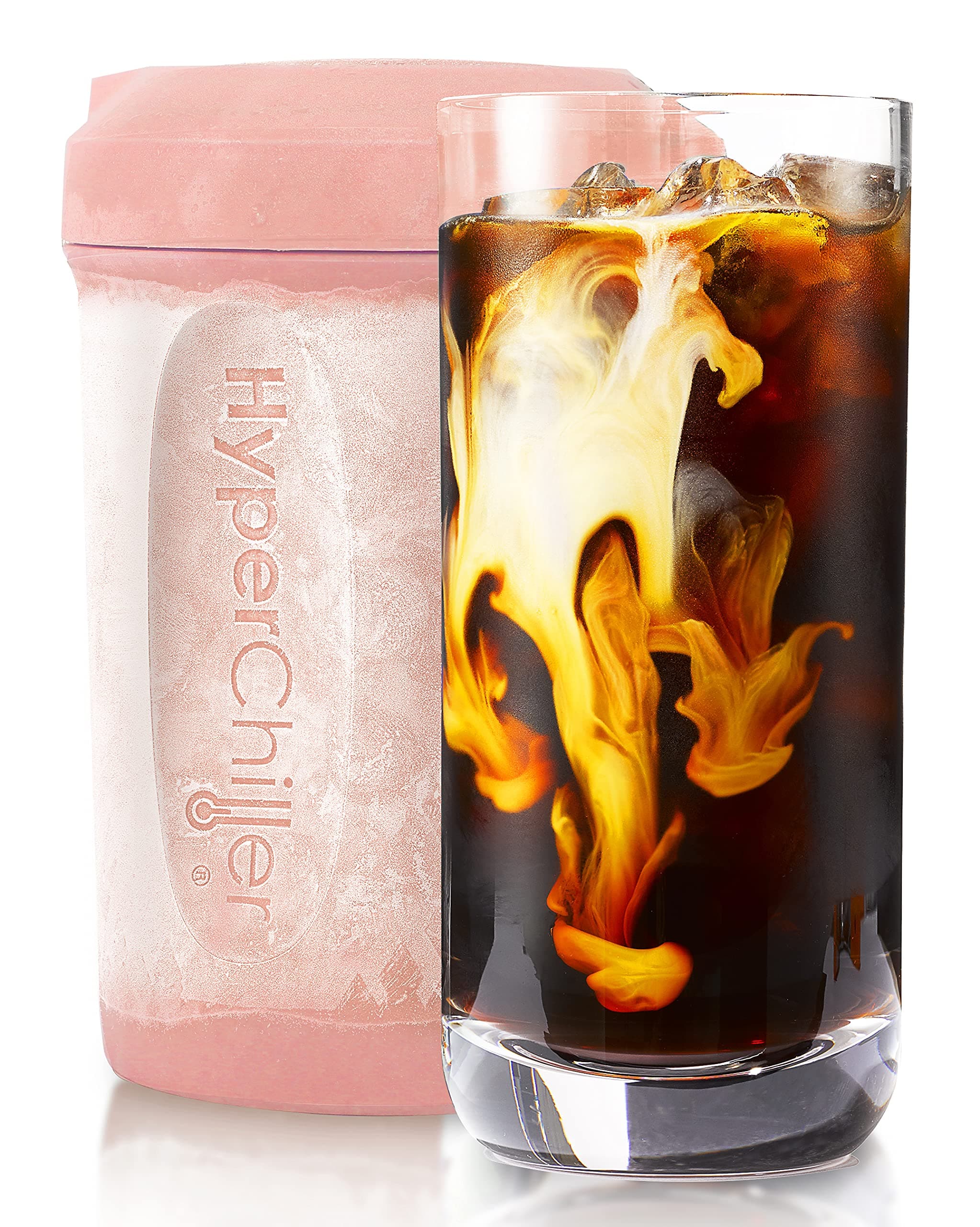 Elite Gourmet Beverage Chiller, 12.5 oz, Rose Gold