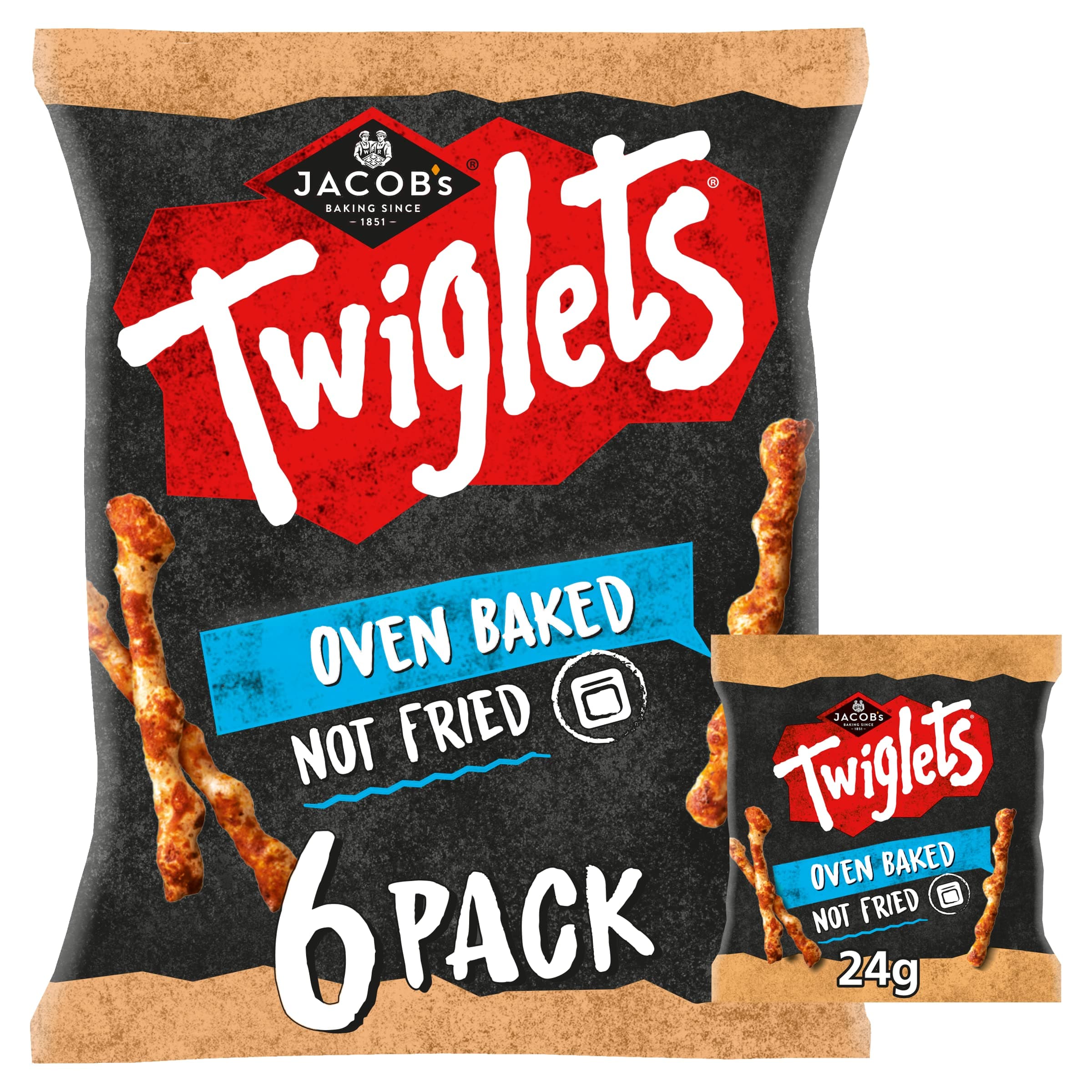 Jacob's Twiglets Original Multipack - 6 Packs of 24 g