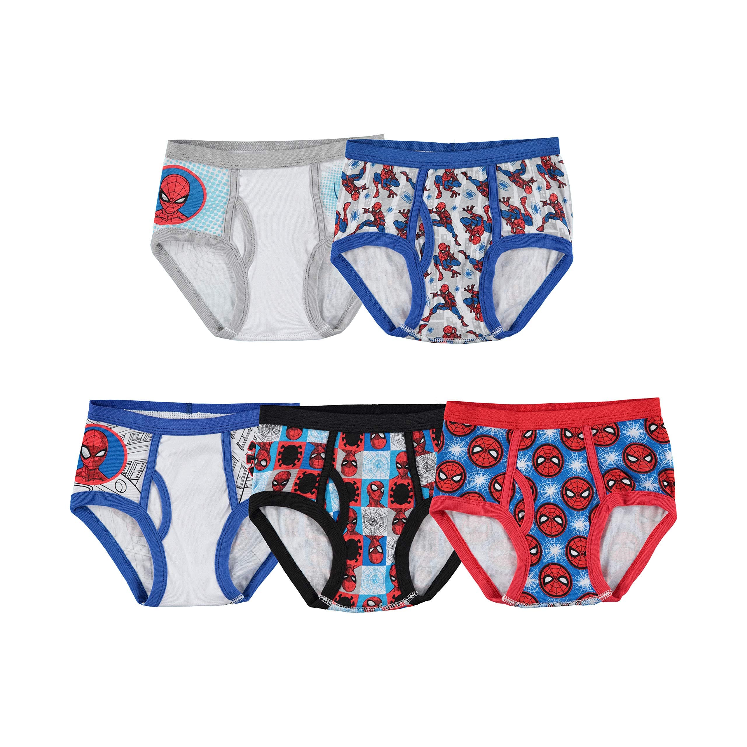Marvel Boy's Cotton Brief (Pack Of 5) (BUP5216_Multicolor)