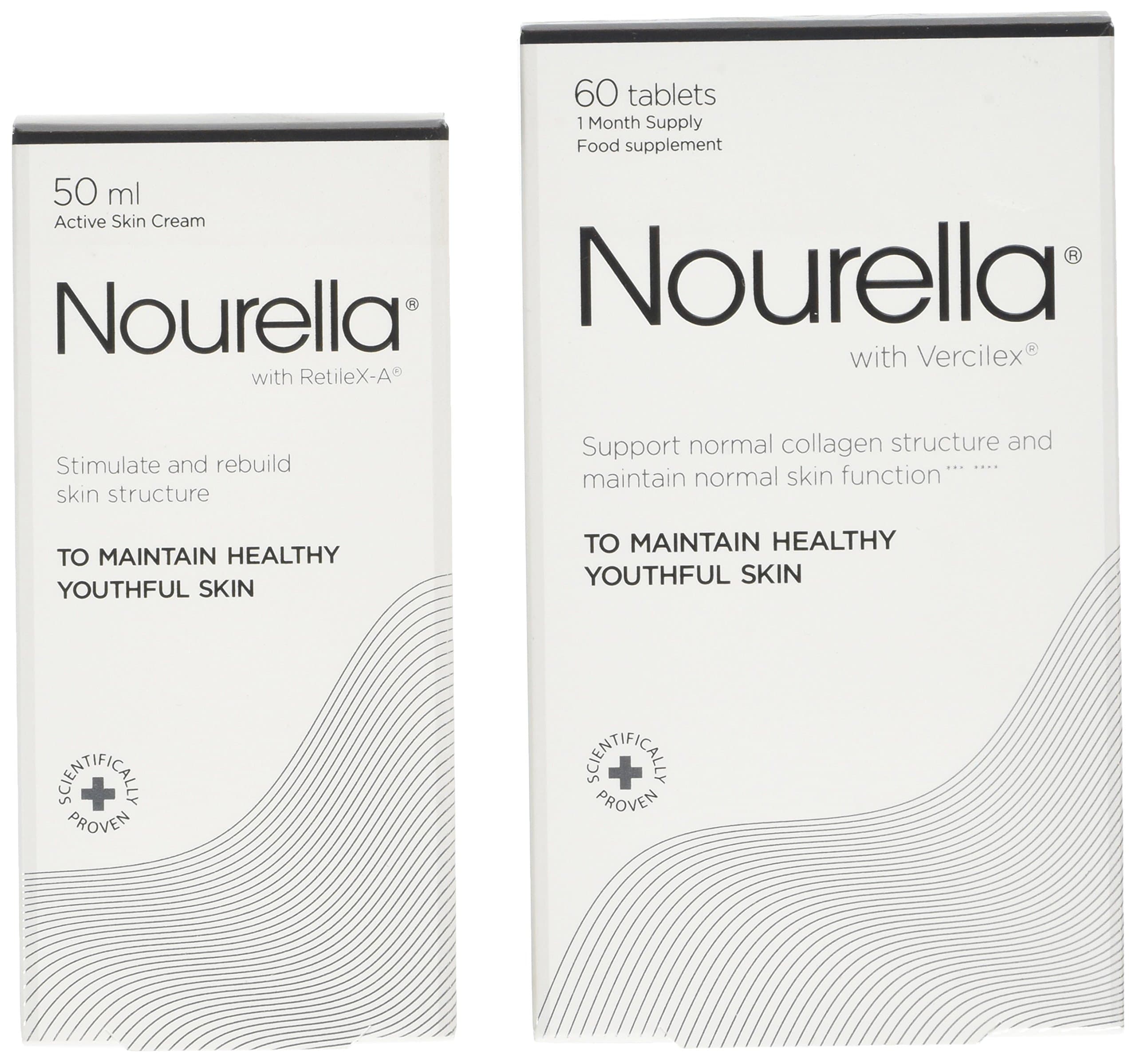 Nourella Cream with Free Tablets, 60s and 50ml