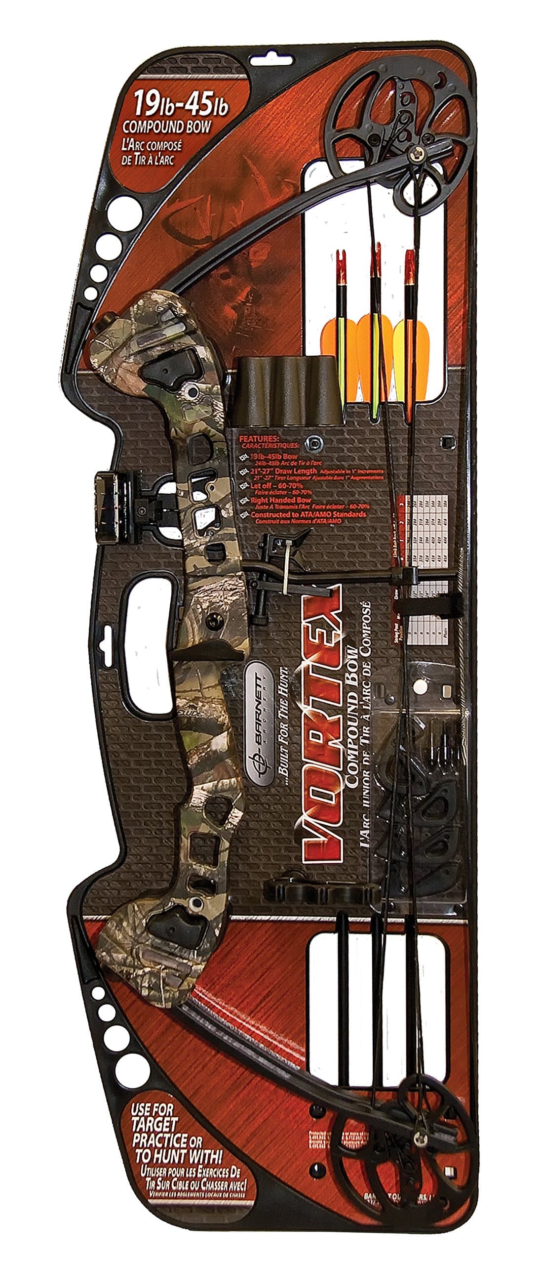 Barnett Vortex 45-Pounds Youth Archery Bow (Camo)