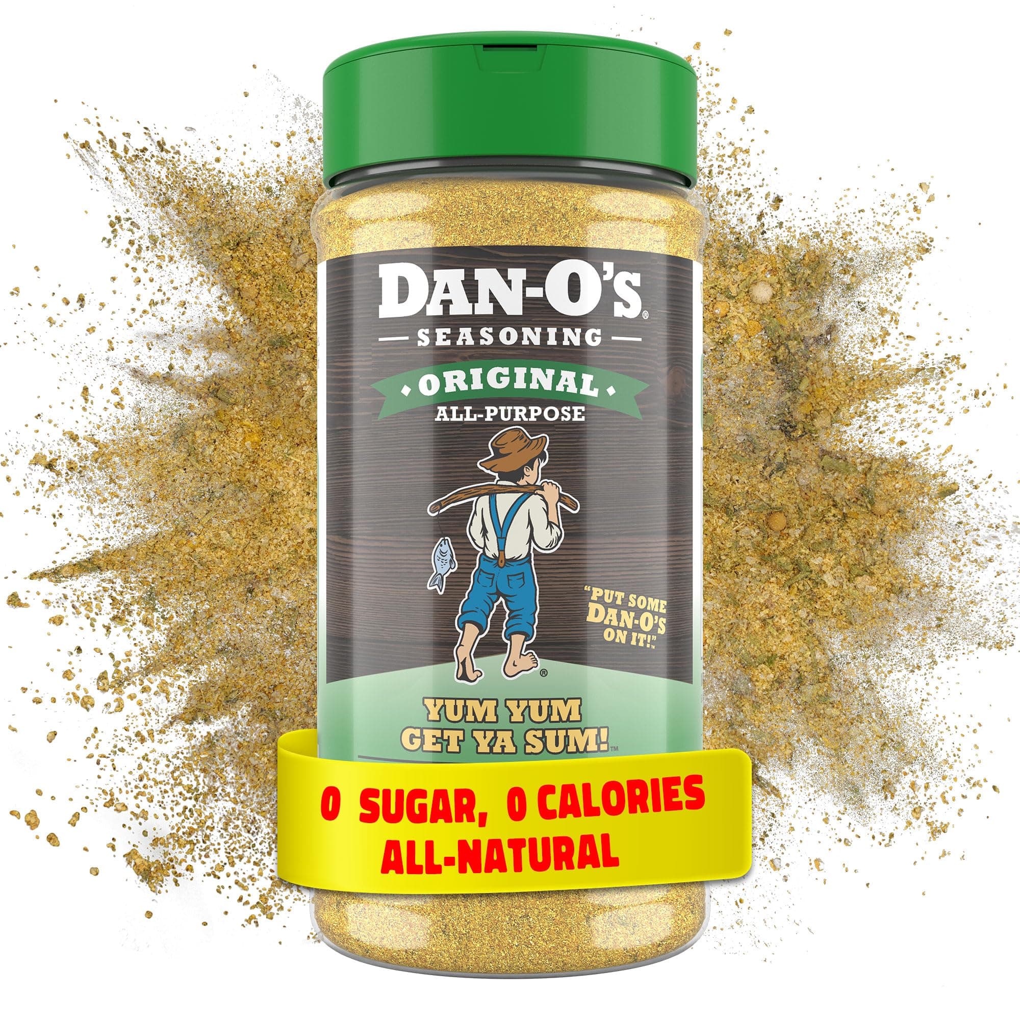 Dan-O's Original Seasoning, 8.9 oz Bottle, All Purpose Seasoning for Chicken, Turkey, Beef, Veggies and More, Sugar Free, Zero Calorie, Use this Spice Blend to Craft a Marinade, Dry Rub or Sauce