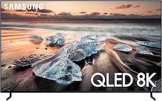 SAMSUNG QN55Q900RBFXZA Flat 55-Inch QLED 8K Q900 Series Ultra HD Smart TV with HDR and Alexa Compatibility