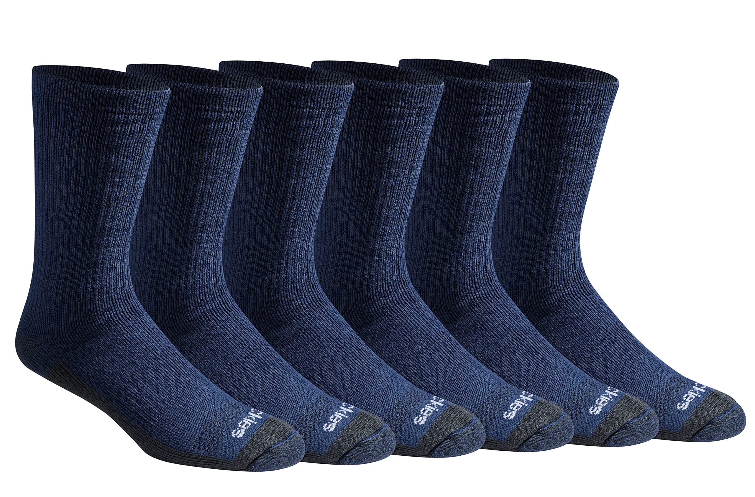 Men's Dri-tech Moisture Control Max Full Cushion Crew Socks, Available in M-xl (6, 12 Pairs)