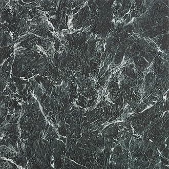 Majestic Self Adhesive 18-Inch Square Vinyl Floor Tiles, 10 Tiles - 18" x 18", Verde Green Marble Pattern - Peel & Stick, DIY Flooring for Kitchen, Dining Room & Bathrooms by Achim Home Decor