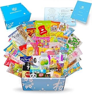 Japanese Candy Box Dagashi 50 Sweets Snacks & Candy, Gum, Gummy, Ramune