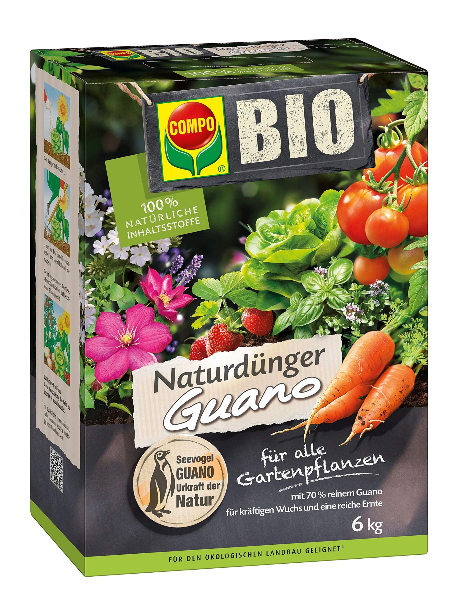 Compo Bio Natural Fertiliser Guano 6 kg (PG)