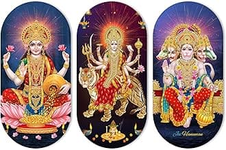 Artvibes Designer Wooden Wall Hanging Decoration Items for Home | Gifts | Bedroom | Wooden Wall Hanger | Mdf Wall Decoration for Living Room | Artworks | Modern Decor Items (WH_9020N), Set of 3