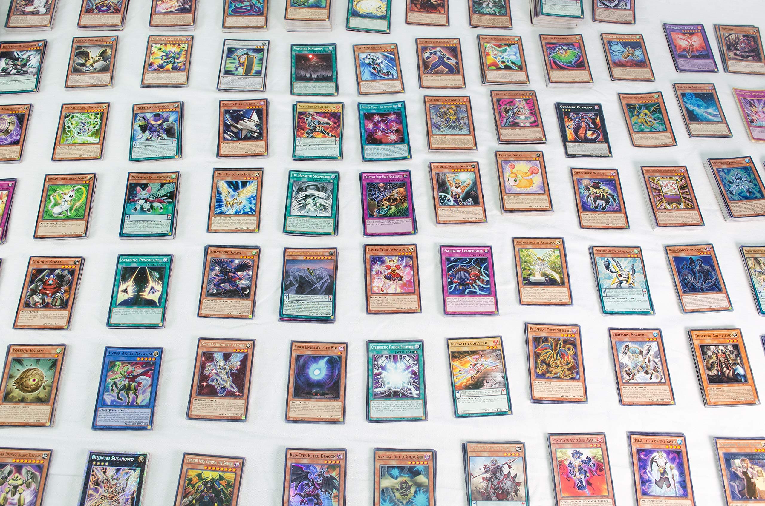 Konami 200 YuGiOh Card Lot, Mint Condition