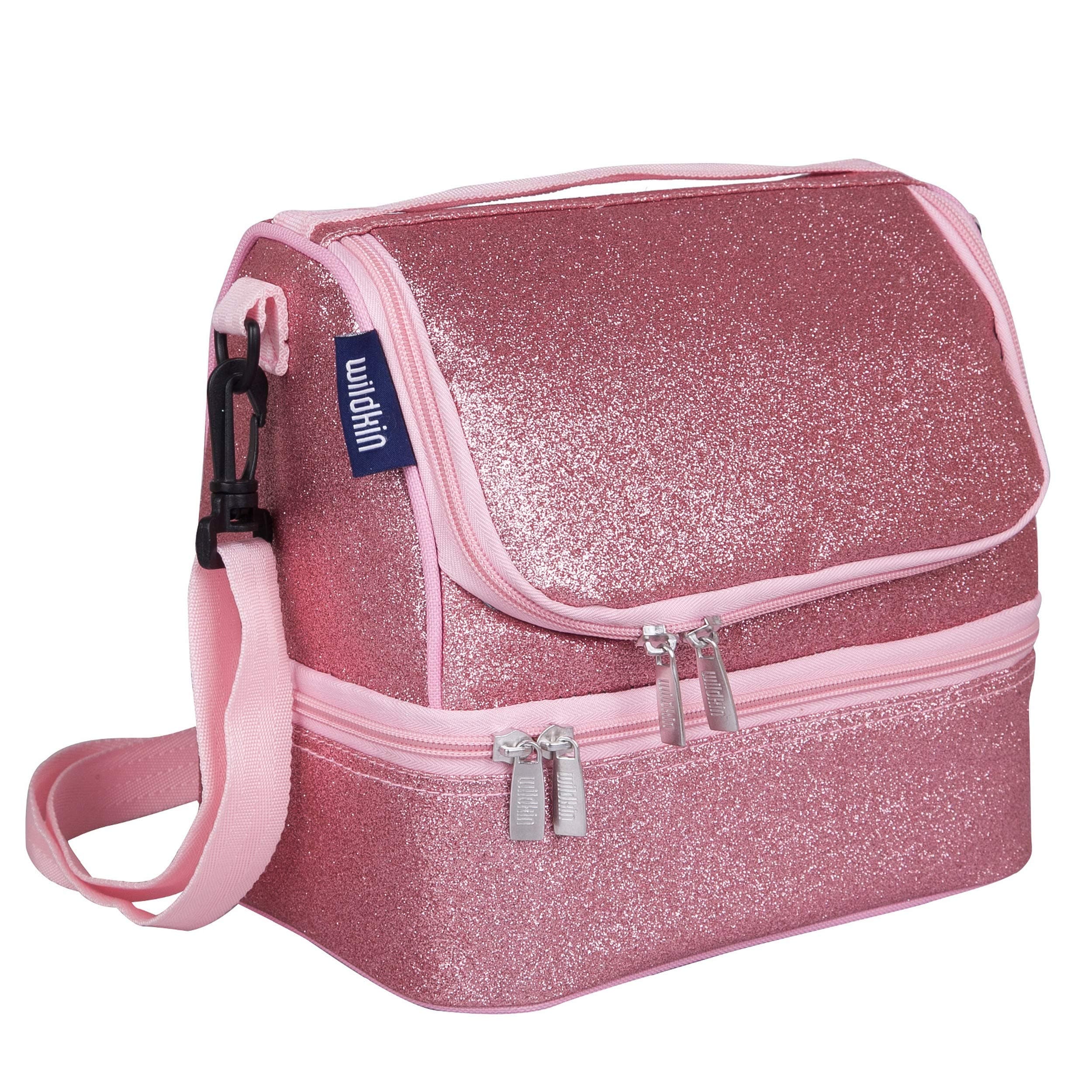 Wildkin52902 Lunch Bag, One Size, Pink Glitter