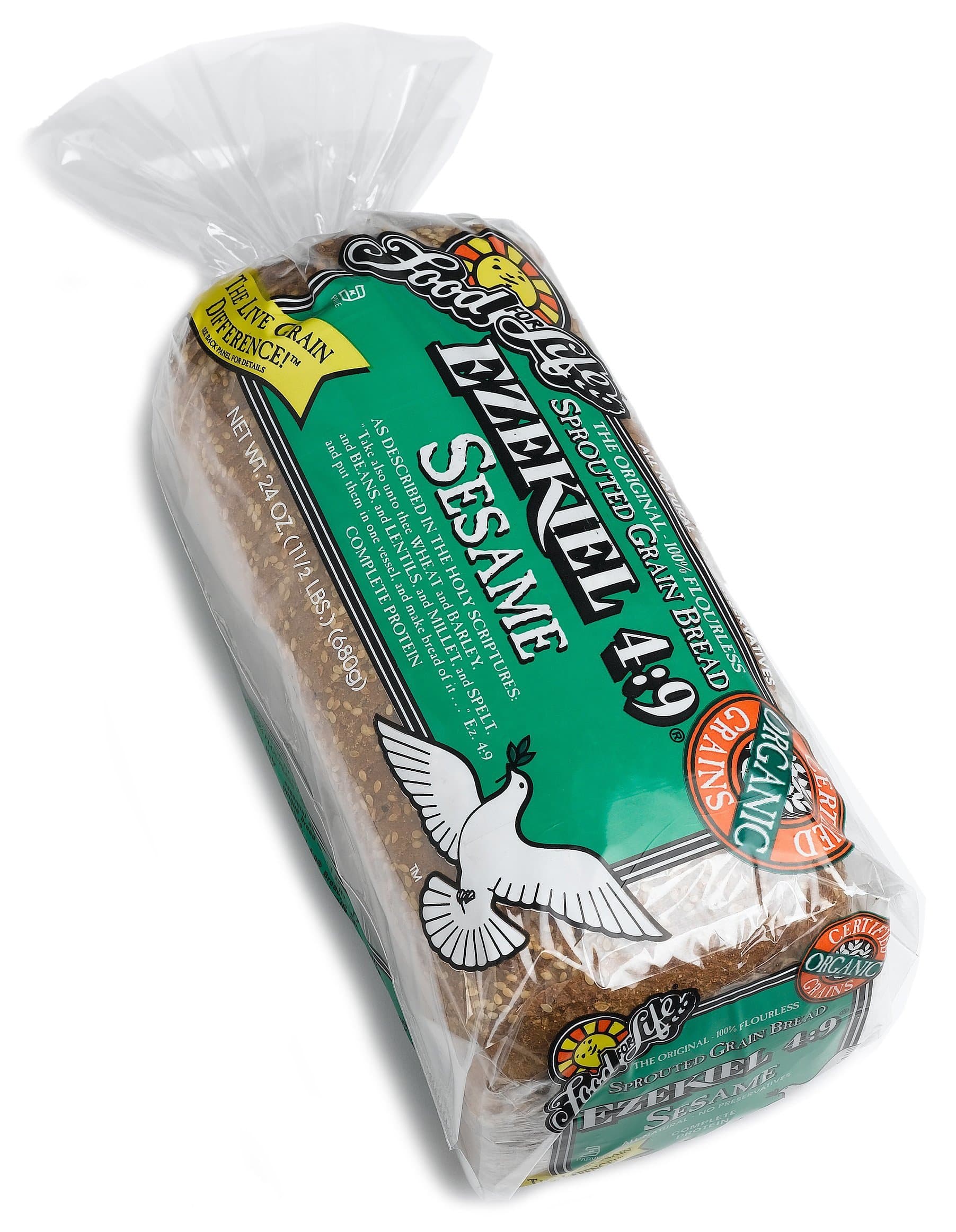 Organic Ezekiel 4:9 Sesame Bread, 24 OZ