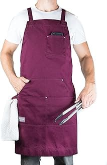 Professional Grade Chef Apron for Kitchen, BBQ & Grill