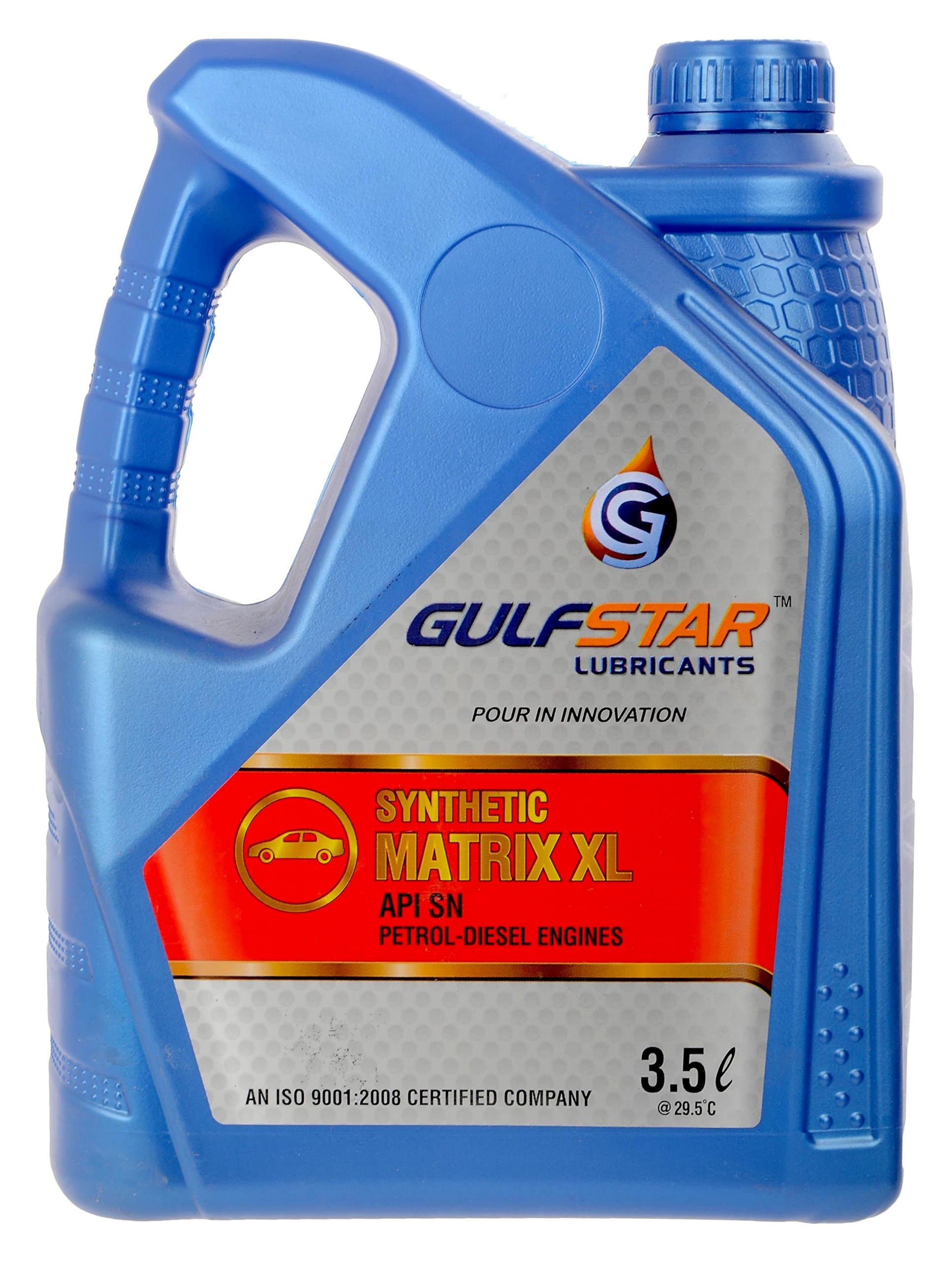 Gulfstar 5W-30 API SN Semi Synthetic Petrol Engine Oil for Cars (3.5 L)