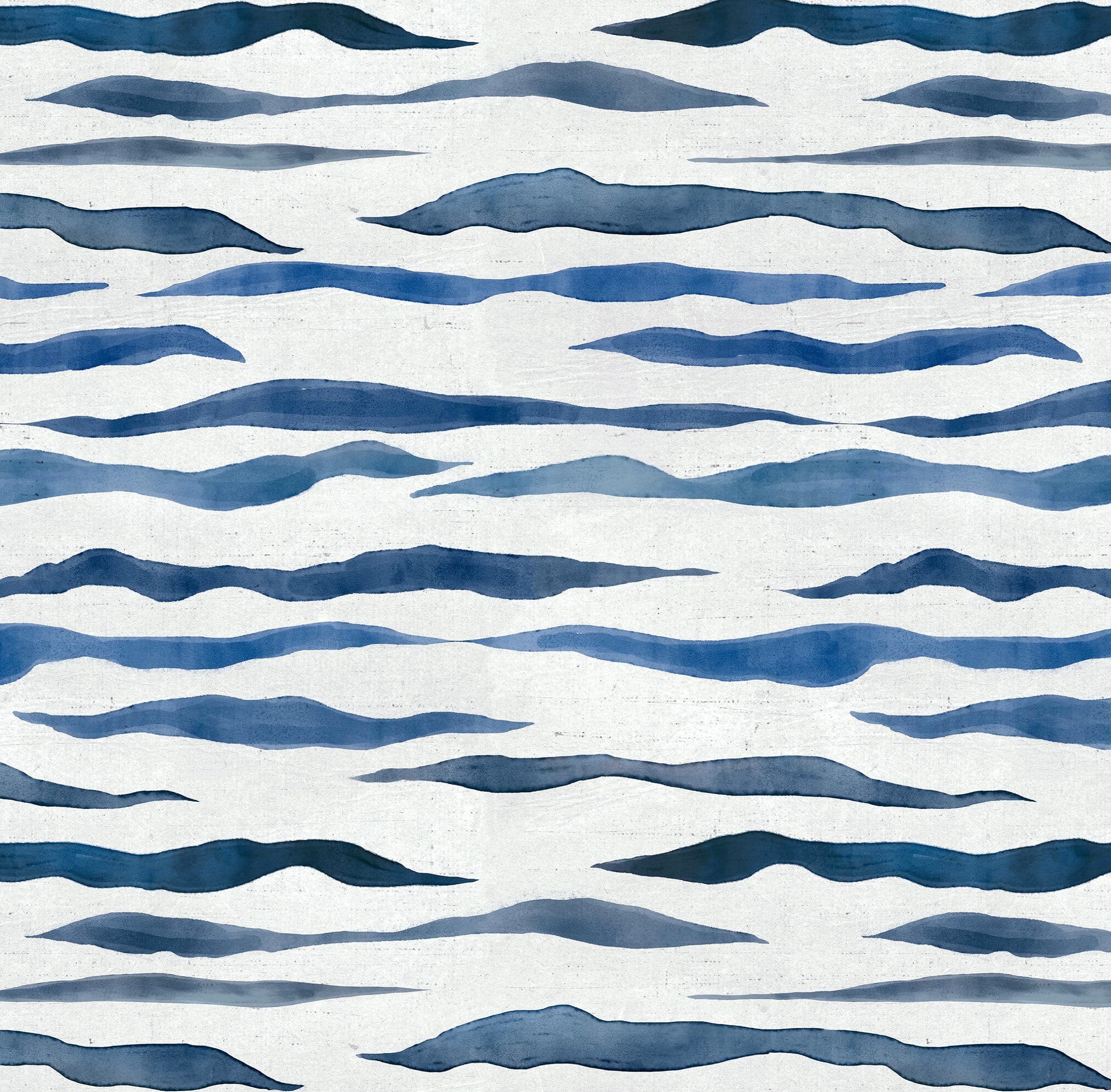 Yasinet White/Blue Peel and Stick Wallpaper Blue Stripe Removable Contact Paper Self-Adhesive White/Blue Wave Wallpaper Vinyl Roll for Wall Bedroom Kitchen Renter Friendly Vinyl Roll 197"x 16.1"