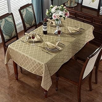 Jacquard Cloth Napkins 20 x 20 Inch Flower Pattern 4 Pieces Solid Washable Comfortable for Restaurant Family Dinners Weddings Parties and Banquets(Square, 20 inch x 20 inch ,Gold)