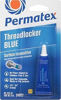Permatex 24027 Surface Insensitive Threadlocker Blue, 6 ml