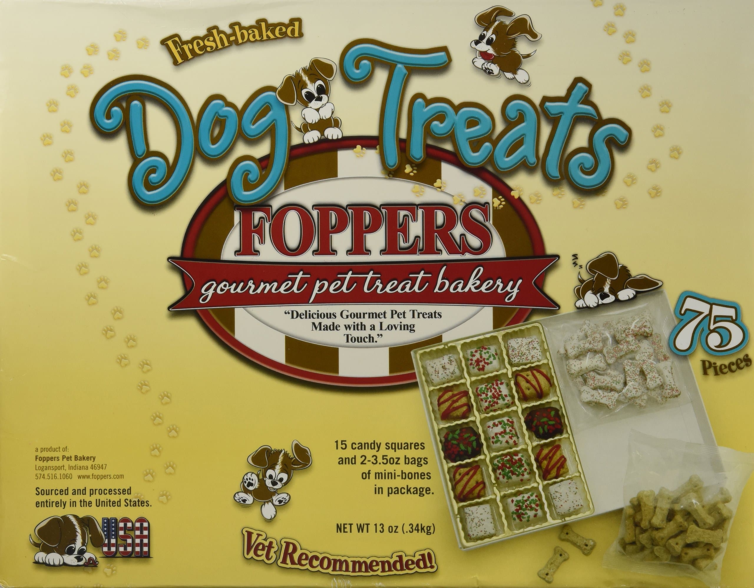 Gourmet Dog Treat Box (75 Pieces)