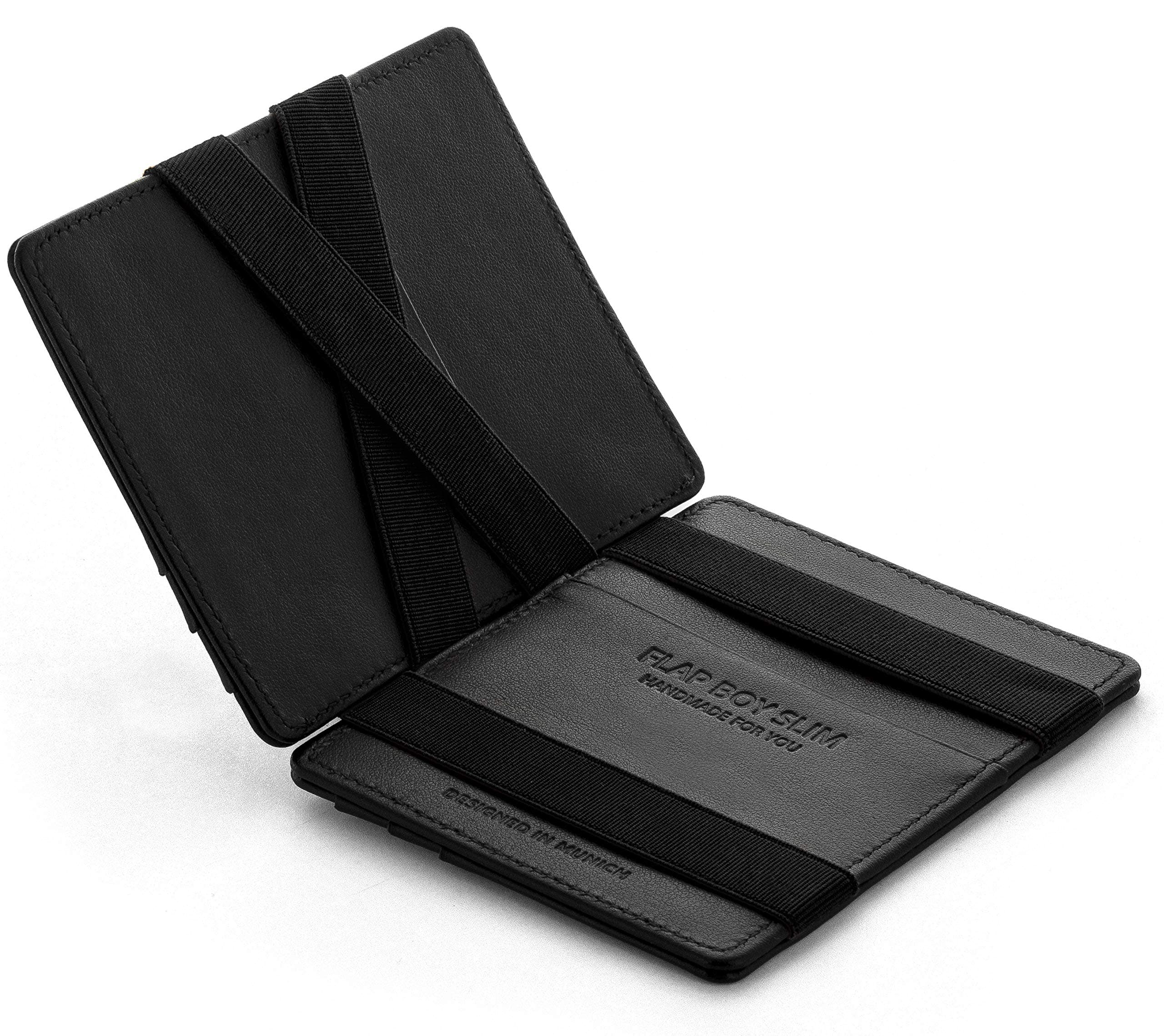 Jaimie Jacobs Flap Boy Slim Magic Wallet Genuine Leather RFID Blocking