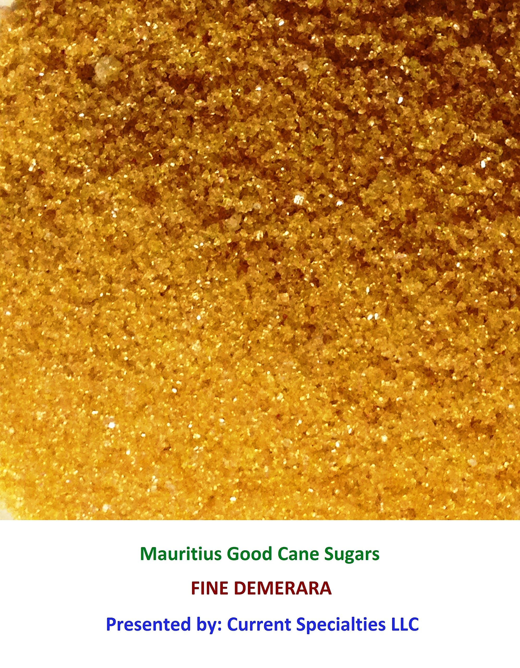 Current Specialties Mauritius Natural Sugar, Fine Demerara, 55 Pound