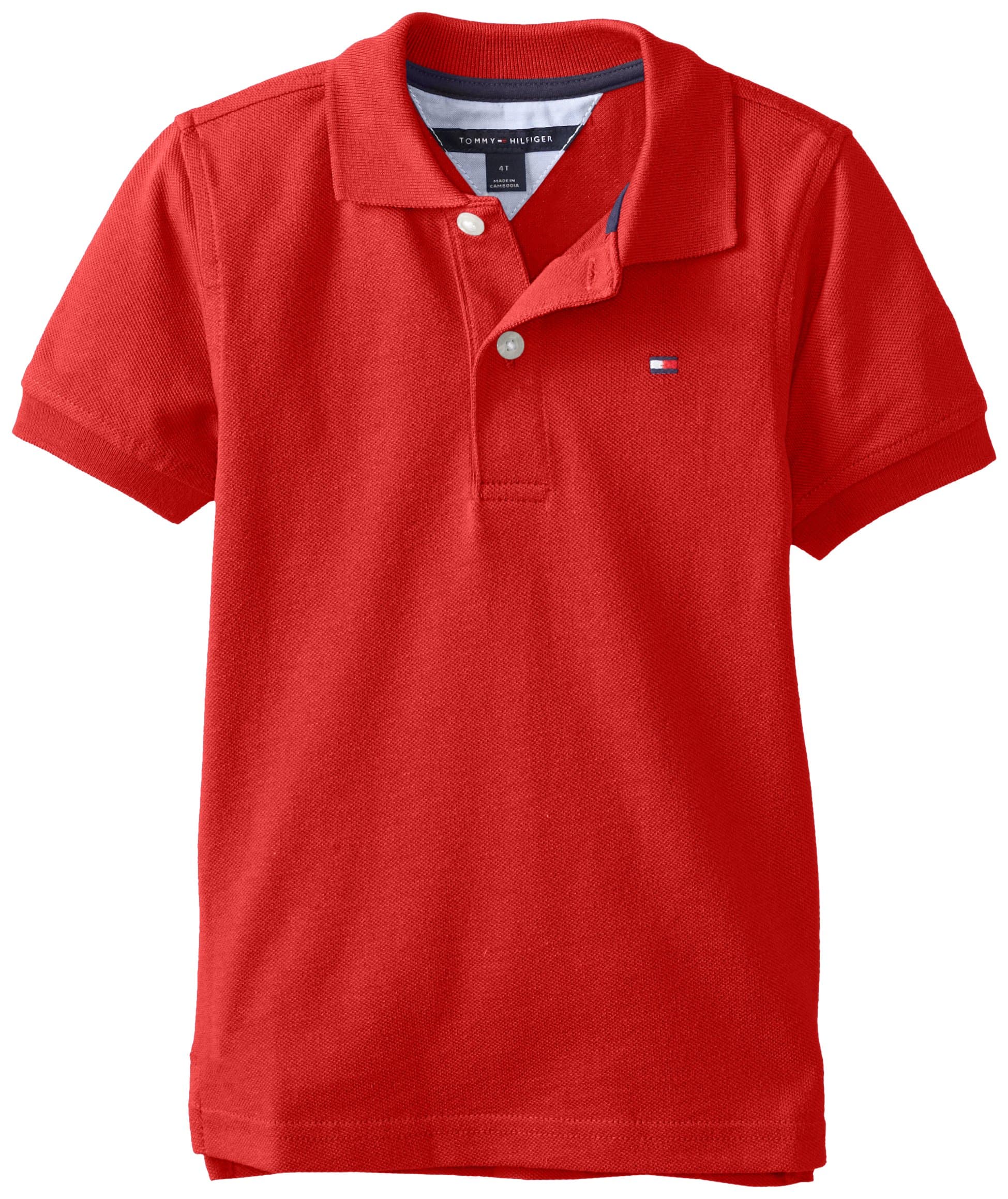 Tommy Hilfiger Boys' Short Sleeve Solid Ivy Polo Shirt