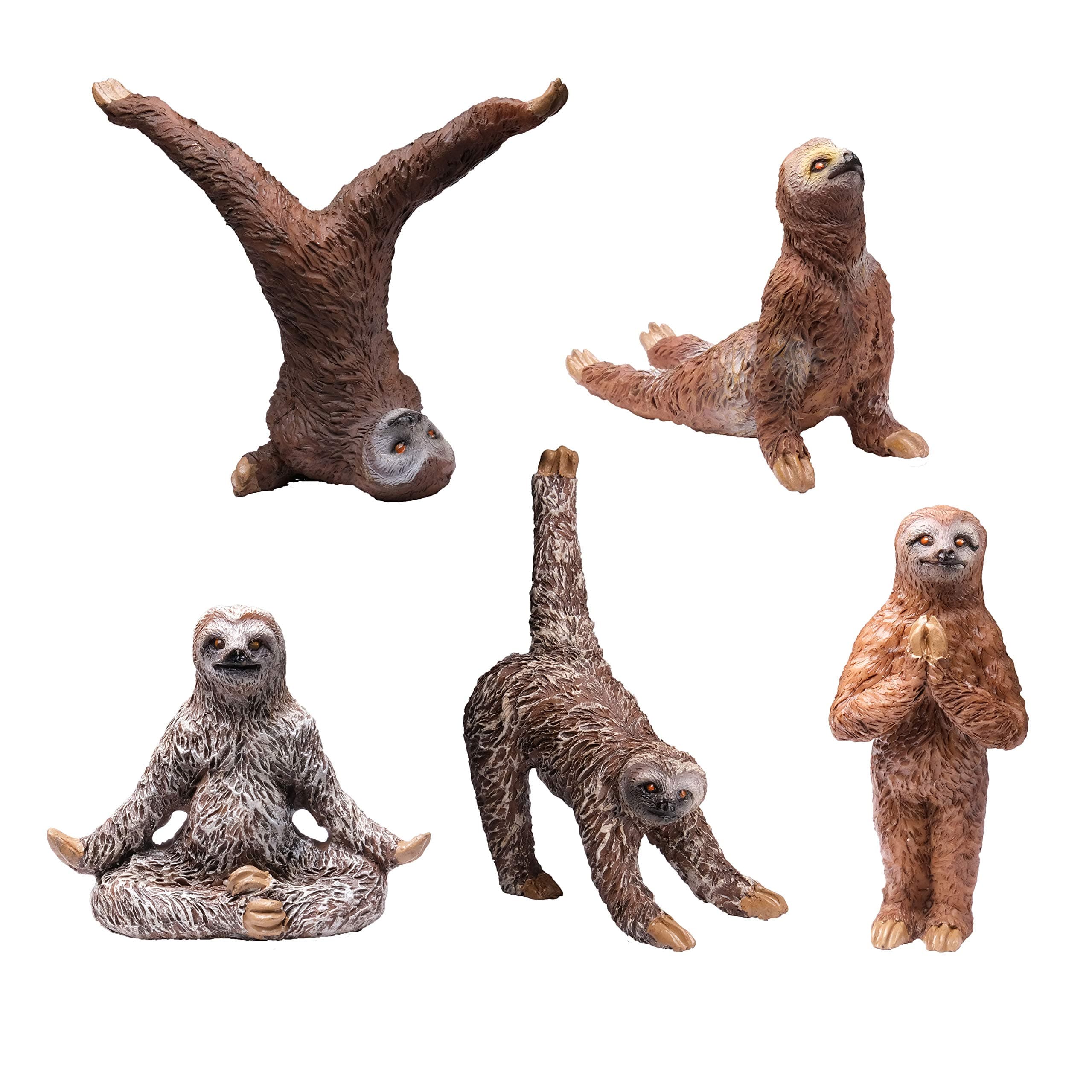 Yoga Sloth Figurines