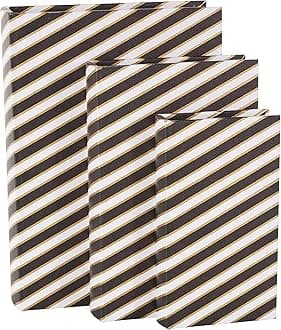 Modern Black Faux Leather Box Set