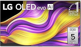 77-Inch Class OLED evo AI Super Upscaling 4K G5 Series Smart TV w/Dolby Atmos, Vision, HDR10, Filmmaker Mode, Wow Orchestra, Alexa Built-in (OLED77G5WUA, 2025)
