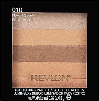 Revlon Highlighting Palette, Peach Glow, 0.26 Ounce