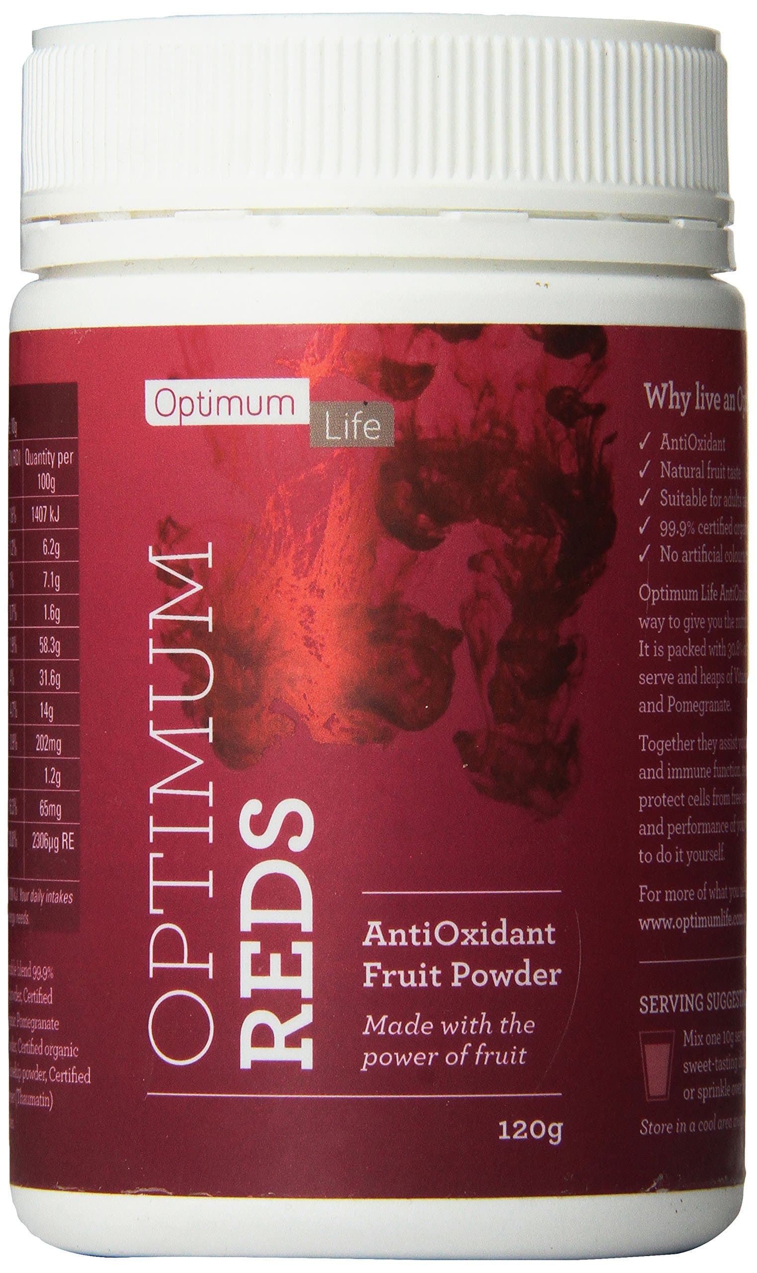 Optimum Life Optimum Reds Nutritional Supplement, 1 Pound