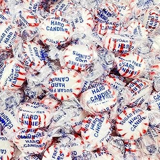 Sugar-Free Peppermint Starlight Mints Hard Candy, 1-Pound Bag