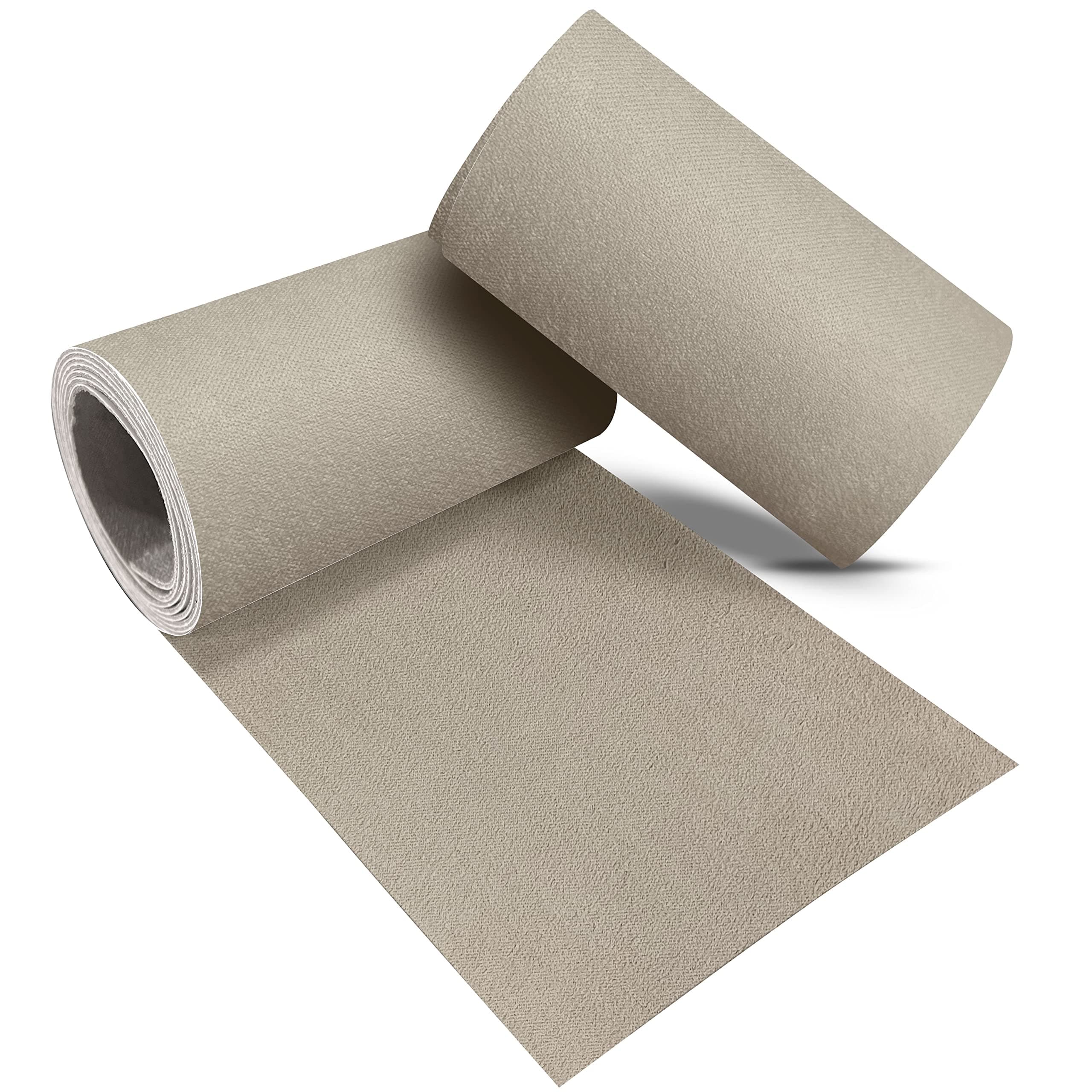 Velvet Repair Patch, Self-Adhesive Flannel Fabric Patch, Multi Colors, Microfiber Patch，Can be Used to Patch Sofas, Car Seats, Handbags, Jacket Holes and Tears (Light Khaki)