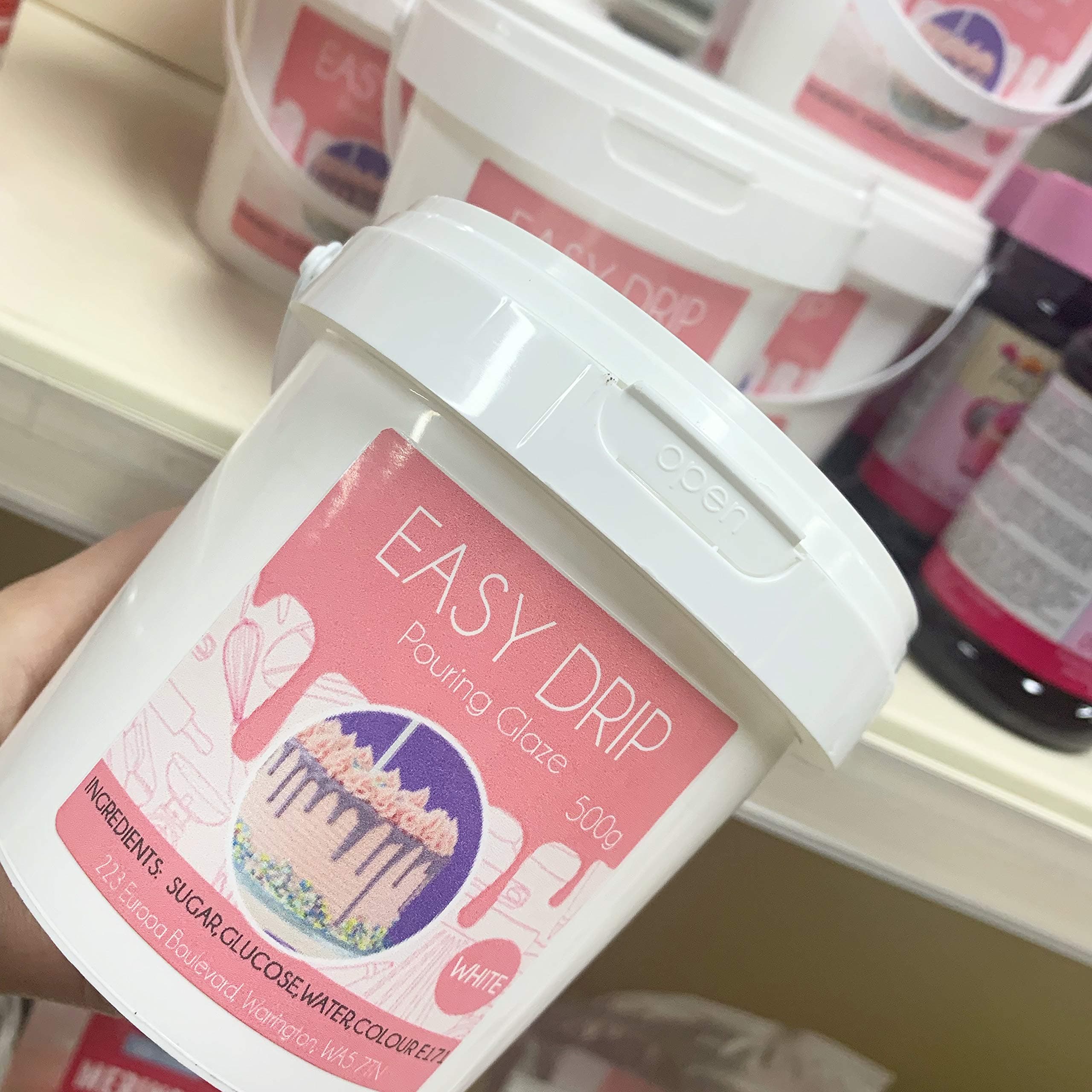 Windsor Cake Academy 500G White Easy DRIP Pouring Glaze