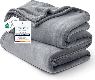 Bedsure GentleSoft Fleece King Size Blankets for Bed Grey - Soft Lightweight Plush Cozy Fuzzy Luxury Warm Spring Blanket Microfiber, Room Home Decor Gifts for Women and Men, 108x90 inches