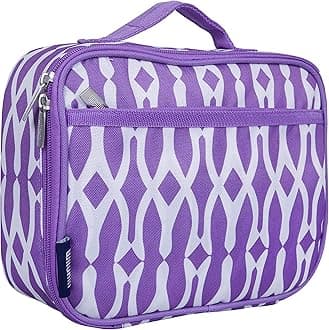 WildkinKids Insulated Lunch Box for Boys and Girls, Perfect Size for Packing Hot or Cold Snacks for School and Travel, Patterns Coordinate with Our Backpacks and Duffel Bags One Size Purple W33402