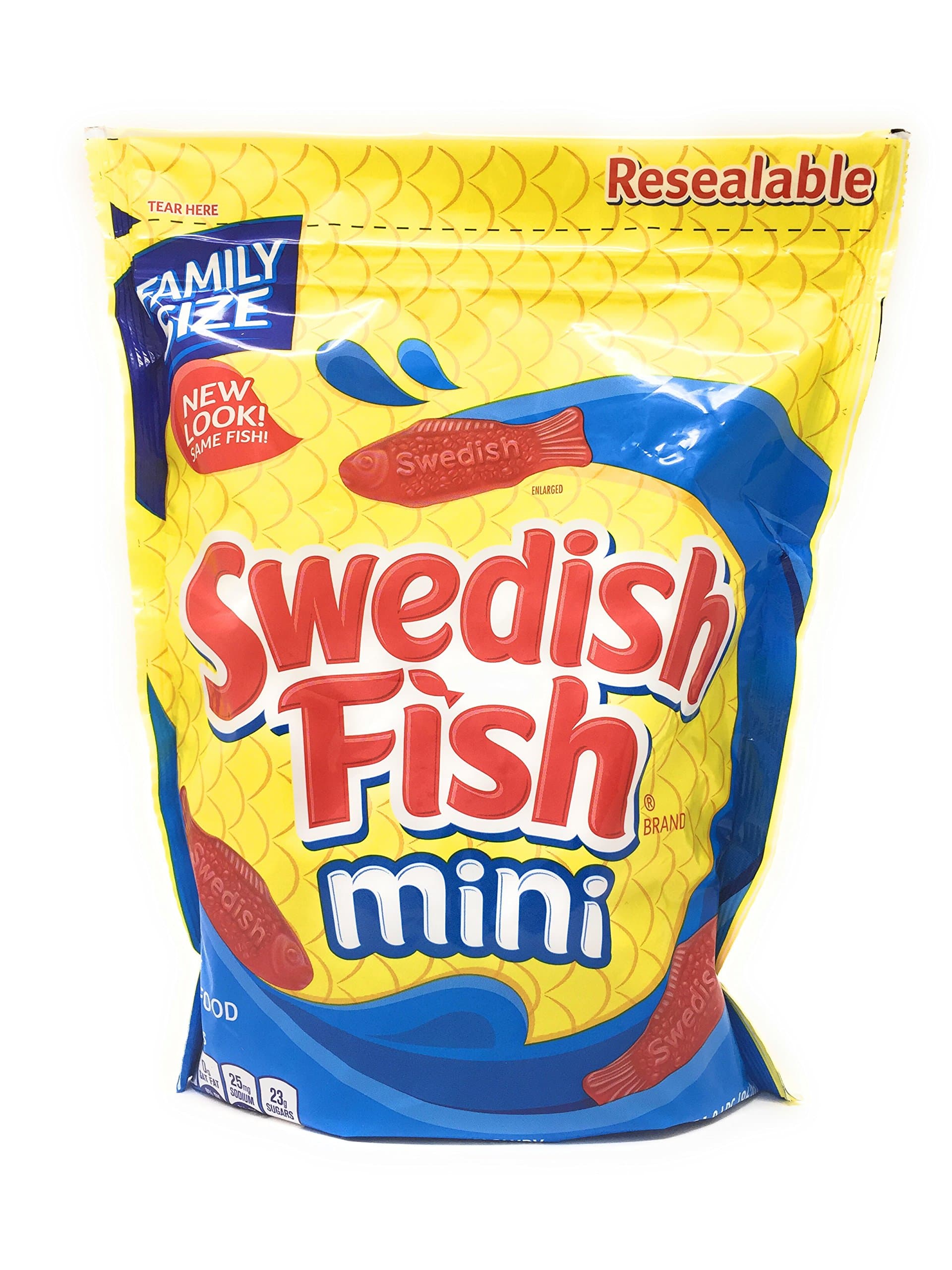 Mondelez Mini Swedish Fish Red,1.9lb, Bag