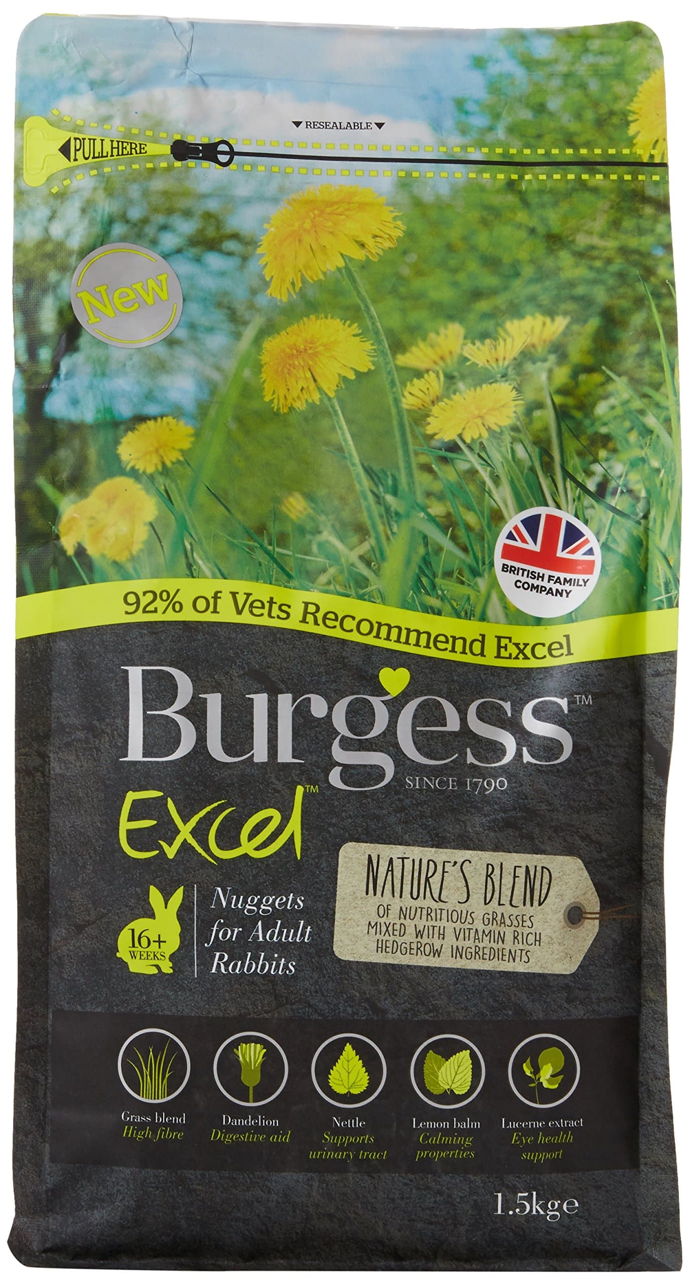 Medimal Burgess Excel Nature Blend 3.3 lbs (1.5 kg)