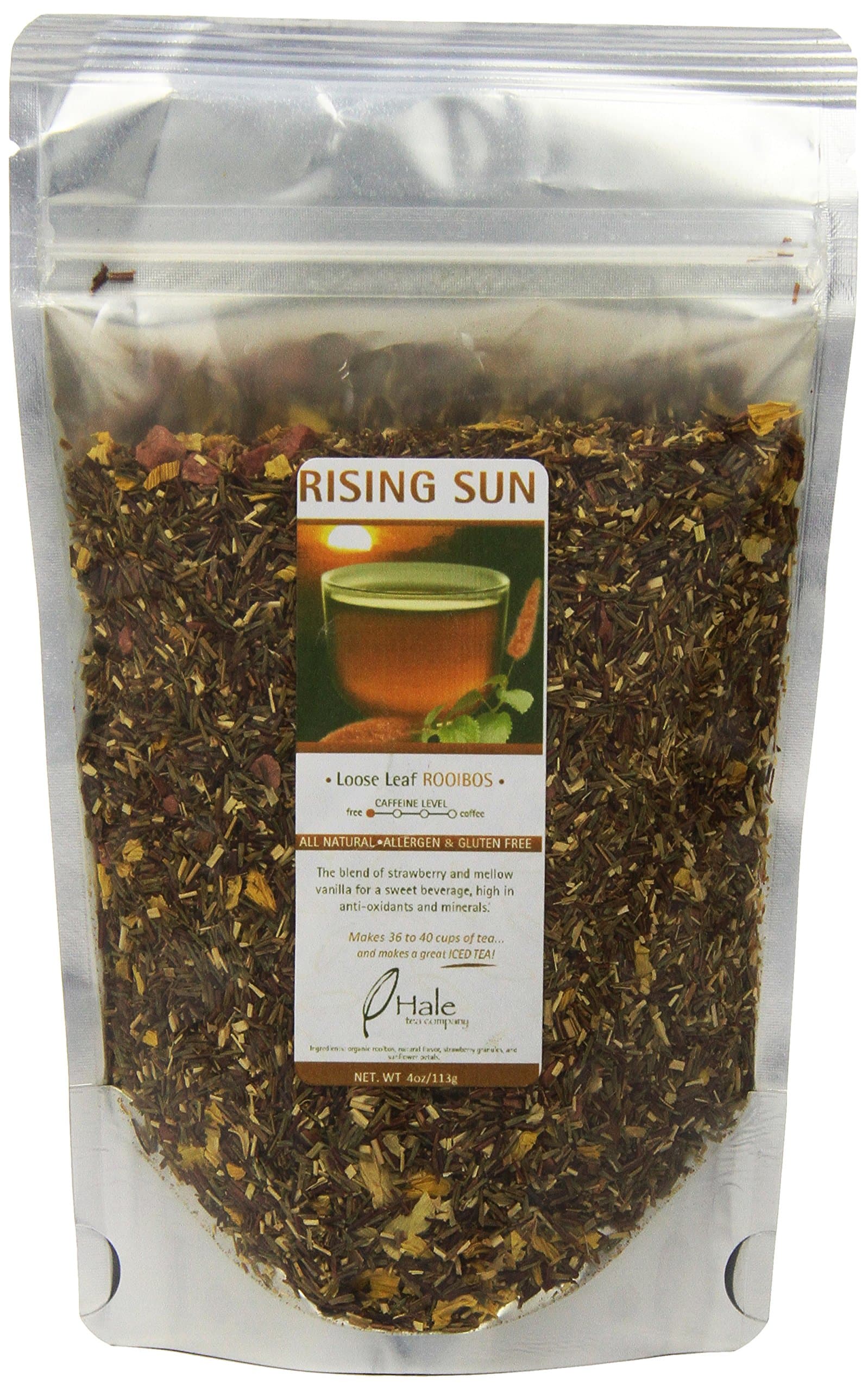 Hale Tea Rooibos, Rising Sun, 4-Ounce