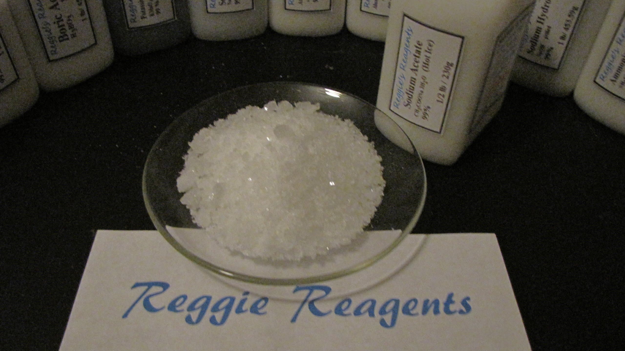 Sodium Acetate 99.5% pure crystals 2 X 1 lb Bottles