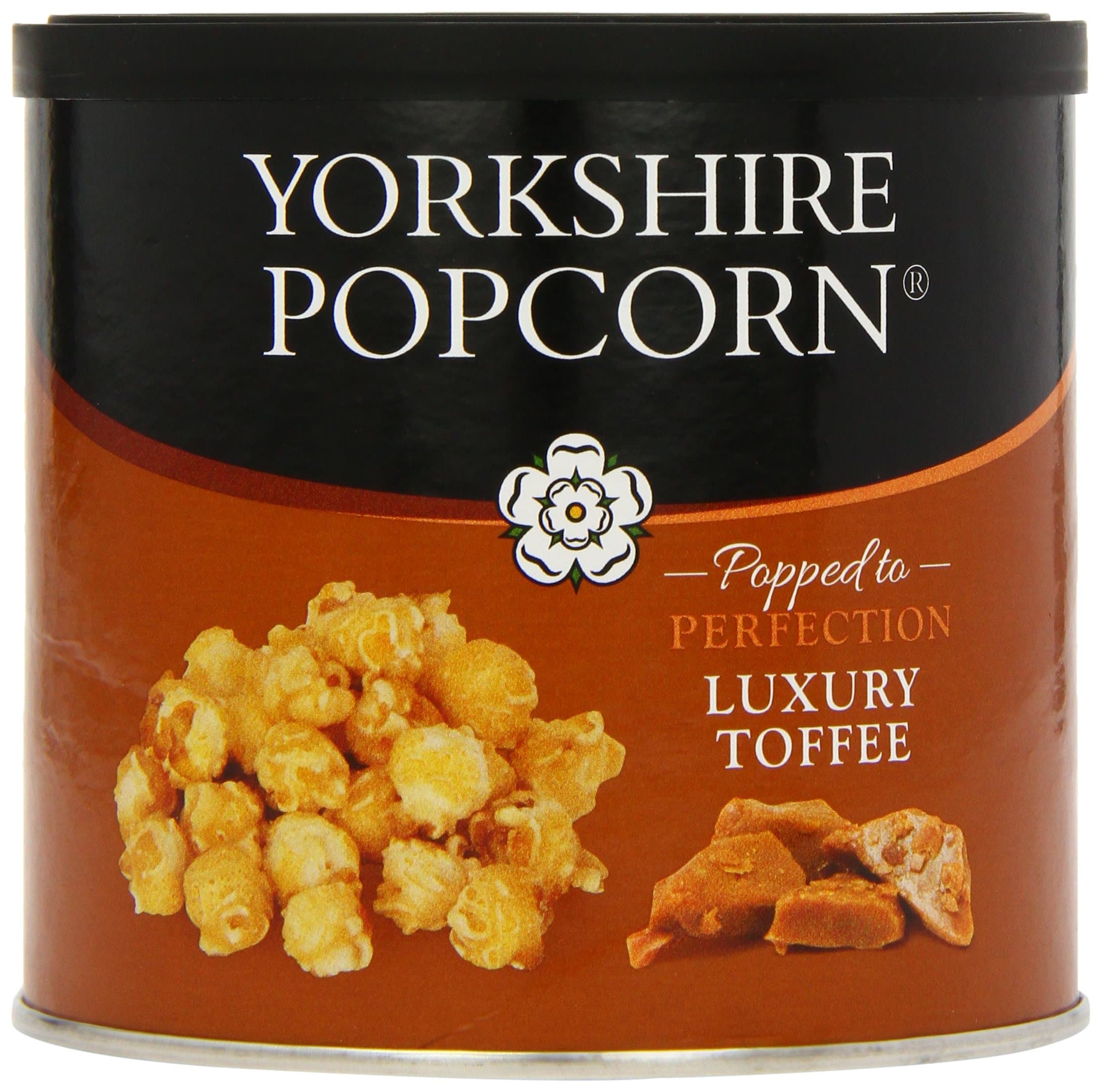 Yorkshire Crisps Popcorn - Luxury Toffee Coated 90g Drum