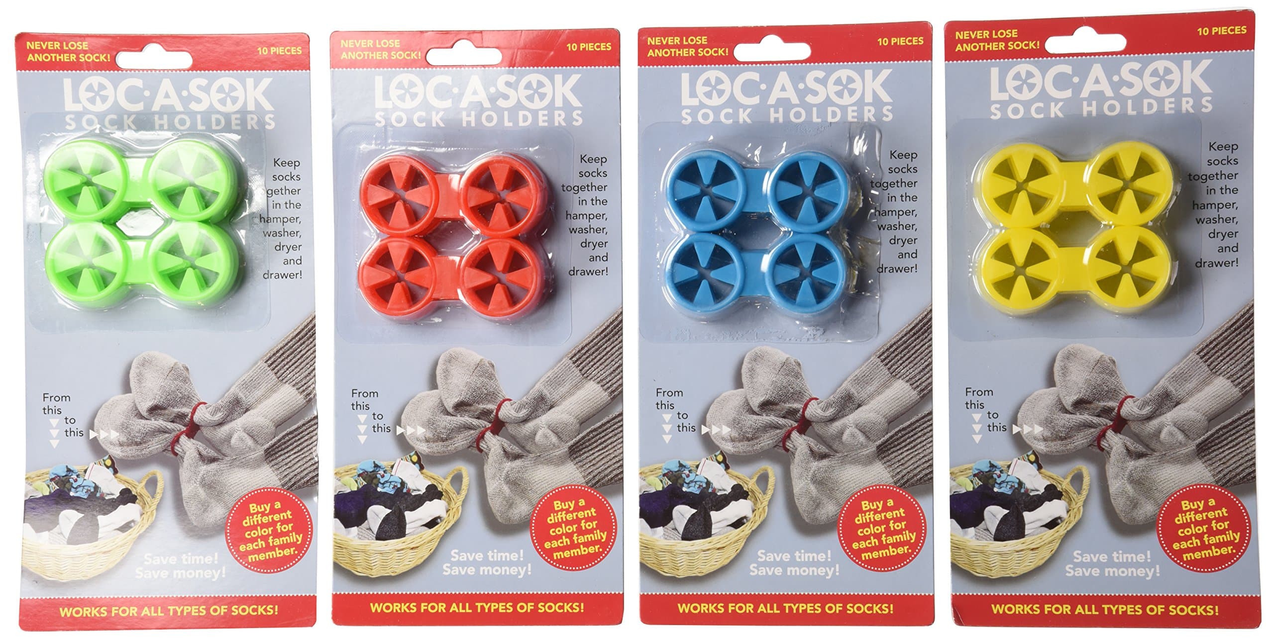 Lok A Sok Sock Locks (Pack of 40)