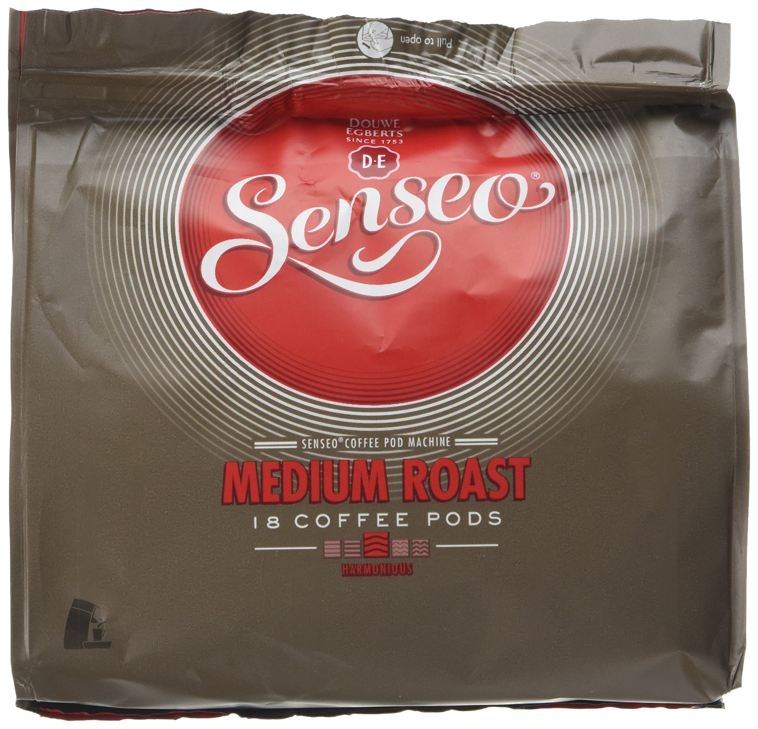 Douwe EgbertsSenseo Medium Roast Coffee 18 Pads (Pack of 5, Total 90 Pods)