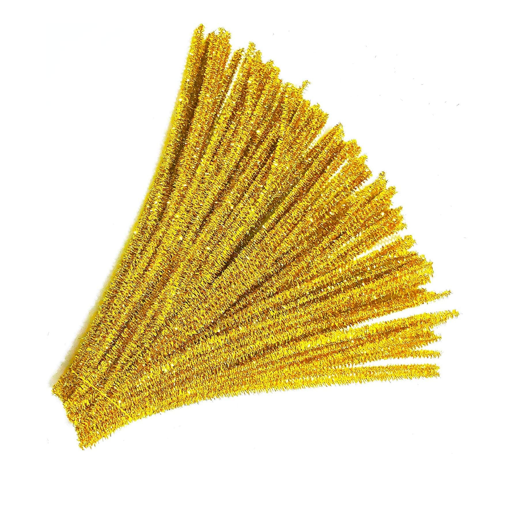 Sparkle Pipe Cleaners 25 Pcs, Chenille Stems for DIY Crafts Decorations Creative School Projects (6 mm x 12 Inch)