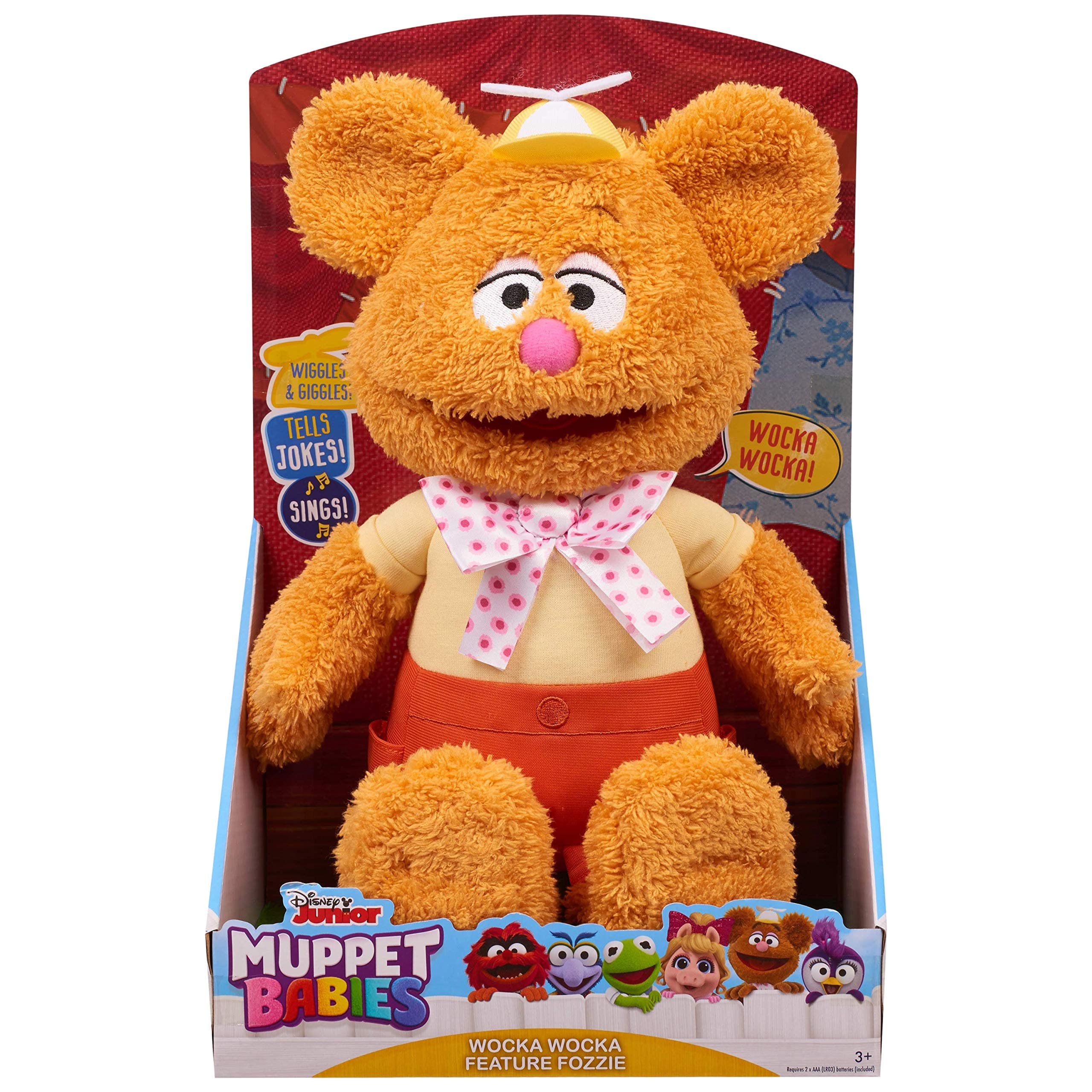 Muppet Babies Wocka Wocka Feature Fozzie Plush