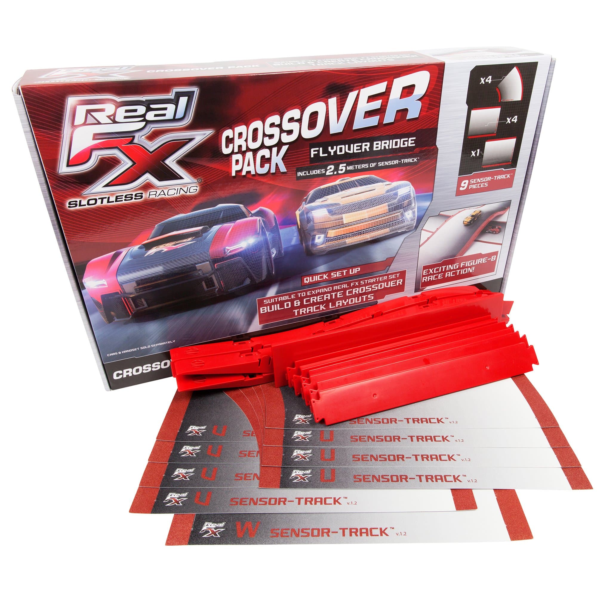 Real FX Slotless Racing Crossover Track Set (Flyover Bridge , 2.5M of Track) FXR1010