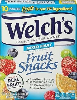 Welch's, Mixed Fruits Mixed Fruits Fruit Snacks Pouches, 8 Ounce