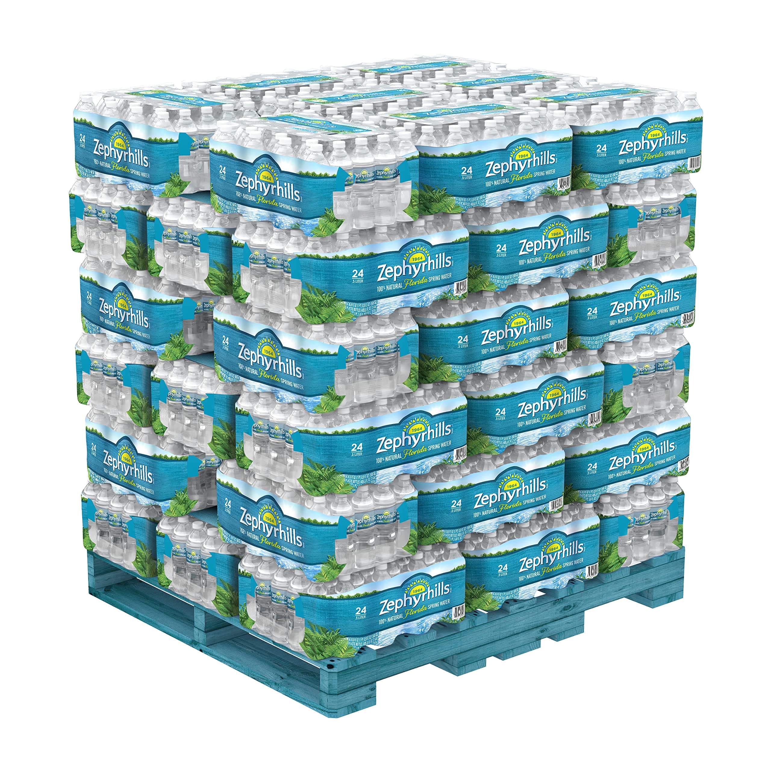 Zephyrhills Spring Water, 16.9 oz Plastic Bottles, 24 Pack (78 Cases)