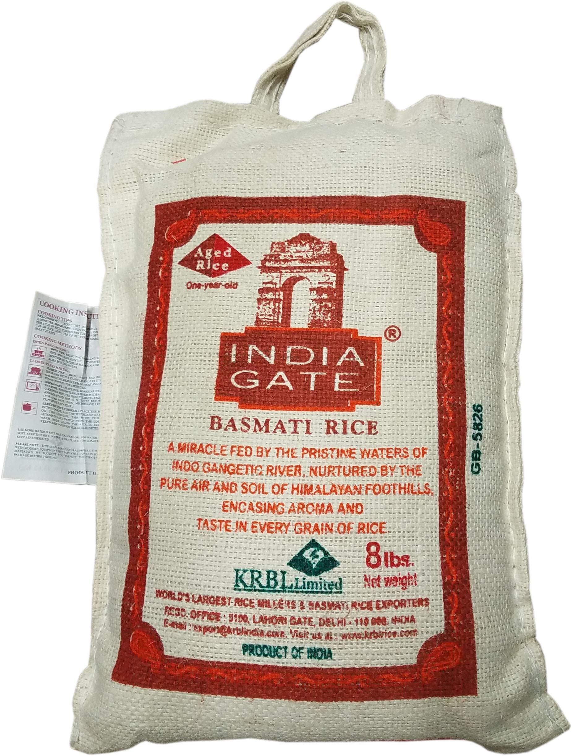 India Gate Basmati Rice, 8lb