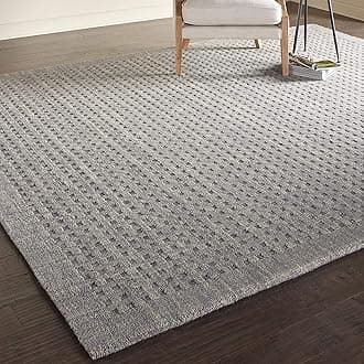 ZARA CARPETS; 'can change the floor ZARACARPETS Solid Plain Hand Made Rugs Runner Size 2 Feet by 6 Feet (2x6 feet) Loop Grey